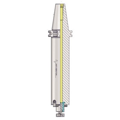 SK50 FMH-K32 300 AD Anti Vibration Facemill Through Coolant Holder (DIN 69871)