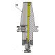 SK40 CSMA27 250 CombiShell Mill Adapter (AD) (Balanced to G 6.3 15000 RPM) (DIN 6358)