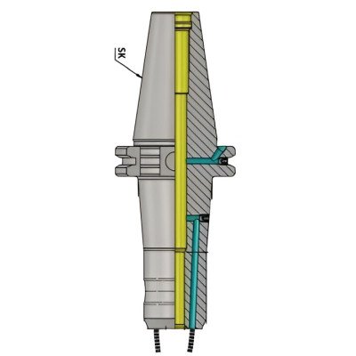 SK40 WE10 130 Weldon Type Holder With Face Coolant Channel (FCC) AD+B/2.5G 25000SL