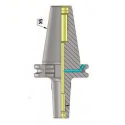 SK50 Indexable Drill Holder Weldon DIN 69871