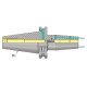 SK50 SFH32 120 (AD+B) Shrink Fit Holder With Coolant Jet (FCC - Face Coolant Channel) (Balanced to G2.5 25000 RPM) (DIN 69871) SK50 SFH32 120 (AD+B) Shrink Fit Holder With Coolant Jet (FCC - Face Coolant Channel) (Balanced to G2.5 25000 RPM) (DIN 69871)