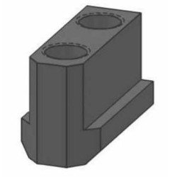 10"/250mm Howa H07MA-10 T-Nuts/Jaw Nuts