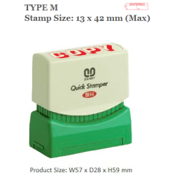 QUICKSTAMPER Type M - ENTERED