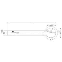 UNDERCUTTING MILL - REDUCED SHANK UNDERCUTTING MILL - REDUCED SHANK