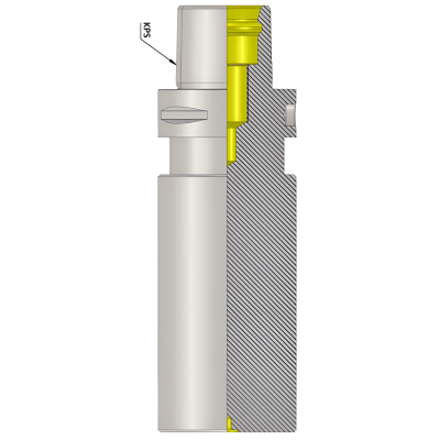 Polygonal Shank T10 Boring Bar Blank Dia 100.0  L 200 (Balanced to G2.5 25000 RPM) (ISO 26623-1) (Compatible with Capto® Style C10)