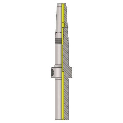 DIA20 HC08 L 180 Cylindrical Shank Slim Hydraulic Expansion Chuck