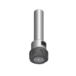 D 1.00" ER25 L 2.00" ER Cylindrical Collet Chuck With Slotted Nut