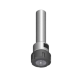 D 1.00" ER25 L 2.00" ER Cylindrical Collet Chuck With Slotted Nut D 1.00" ER25 L 2.00" ER Cylindrical Collet Chuck With Slotted Nut