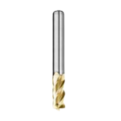 4flute Endmill (inches) with corner radius for 45 HRC components