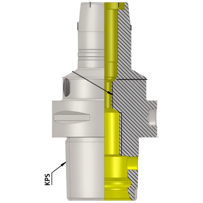 Polygonal Shank T4 HC12 085 Hydraulic(Standard Series) (Balanced to G2.5 25000 RPM) (ISO 26623-1) (Compatible with Capto® Style C4)