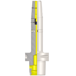 Polygonal Shank T6 Shrink Fit holders SFH06 160 (Balanced to G2.5 25000 RPM) (ISO 26623-1) (Compatible with Capto® Style C6)
