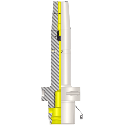 Polygonal Shank T8 Shrink Fit holders SFH20 100 (Balanced to G2.5 25000 RPM) (ISO 26623-1) (Compatible with Capto® Style C8)