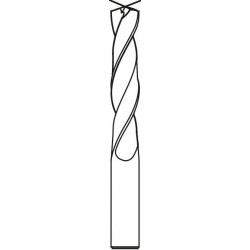 D1.0 x 12FL x 34OAL x 1.0SHK Standard Solid Carbide Jobber Drills