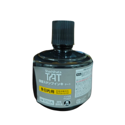 Shachihata TAT Permanent Black Ink STGA-3 (Previously STG-3), 330 ml, for Industrial Use, Long-Lasting 50+ Years