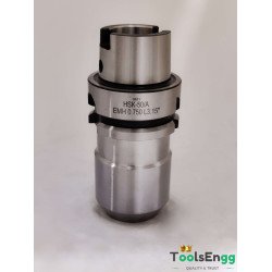 HSK-A 50 WN 0.750" - 3.15" Weldon Type Holder (Balanced to 2.5G 25000 RPM) (DIN 6359)