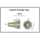 BT40 SFH03 090 (AD+B) Shrink Fit Holder With Coolant Jet (FCC - Face Coolant Channel) (Balanced to G2.5 25000 RPM) (BT MAS 403)