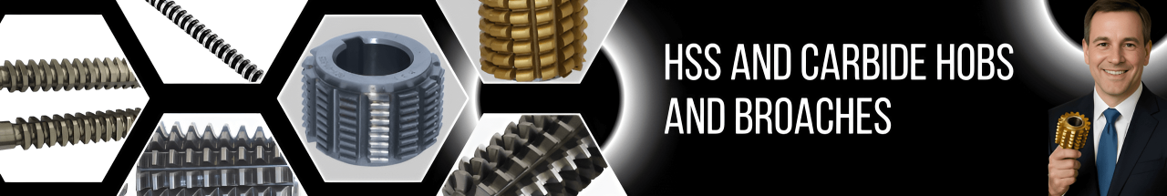 Home page banner for custom hss hobs and broaches