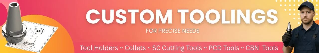 Custom Drawing Based Tool Holders and Cutting Tools Banner