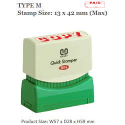 QUICKSTAMPER Type M - PAID