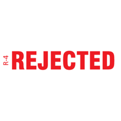 QUICKSTAMPER Type S - REJECTED