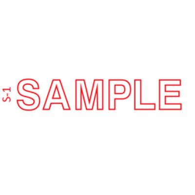 QUICKSTAMPER Type S - SAMPLE