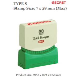 QUICKSTAMPER Type S - SECRET