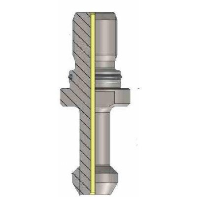 BT40 45° PULL STUD WITH HOLE (With O RING)