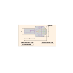 FRH DIA 32 ER 25A 126 Floating Reamer Holder with E25A Spanner