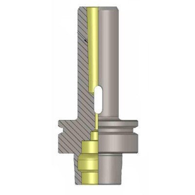 HSK 63F MT02 120 Morse Taper Adapter (Balanced to G 2.5 25000 RPM) (DIN 6383)