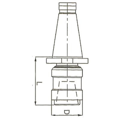 ISO50 QCDTC 3 QUICK CHANGE DRILLING & TAPPING CHUCK