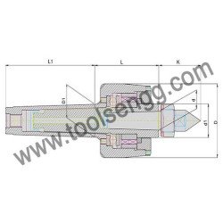 MT3 REVOLVING CENTER WITH INTERNAL MT1 TAPER MT3 REVOLVING CENTER WITH INTERNAL MT1 TAPER