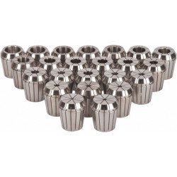 ER16 HIGH PRECISION COLLET FULL SET DIA 1 to 10 (10 COLLETS) - Without Box ER16 HIGH PRECISION COLLET FULL SET DIA 1 to 10 (10 COLLETS) - Without Box
