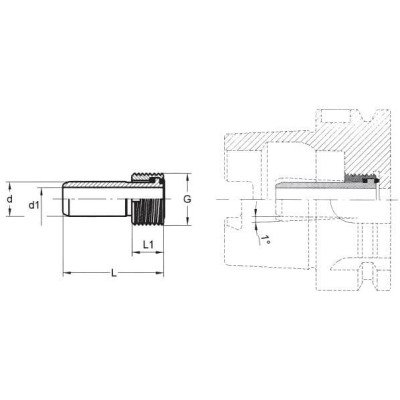 HSK-A 63 COOLANT TUBE HSK Coolant Tube