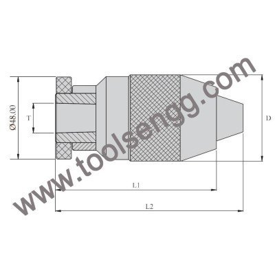 DC 0 - 6.5 J2A Drill Chuck