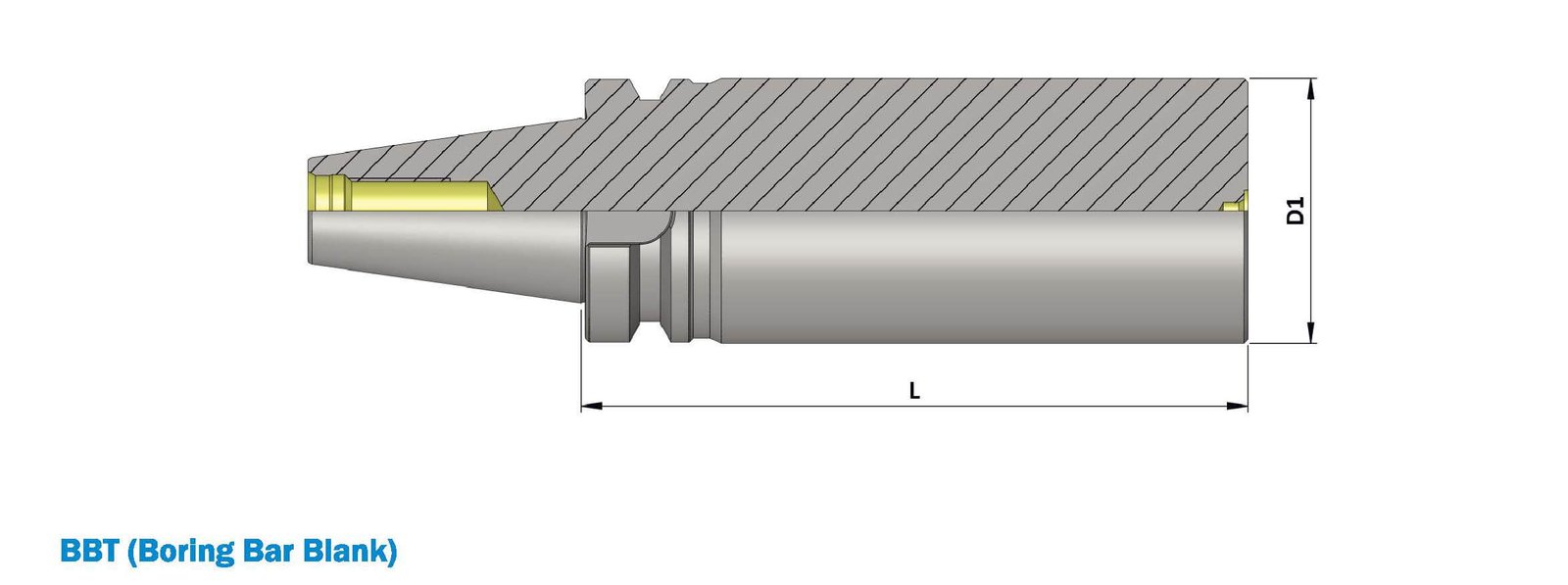 BBT50 Boring Bar Blank Dia 80.0 L 300 (BT MAS 403)