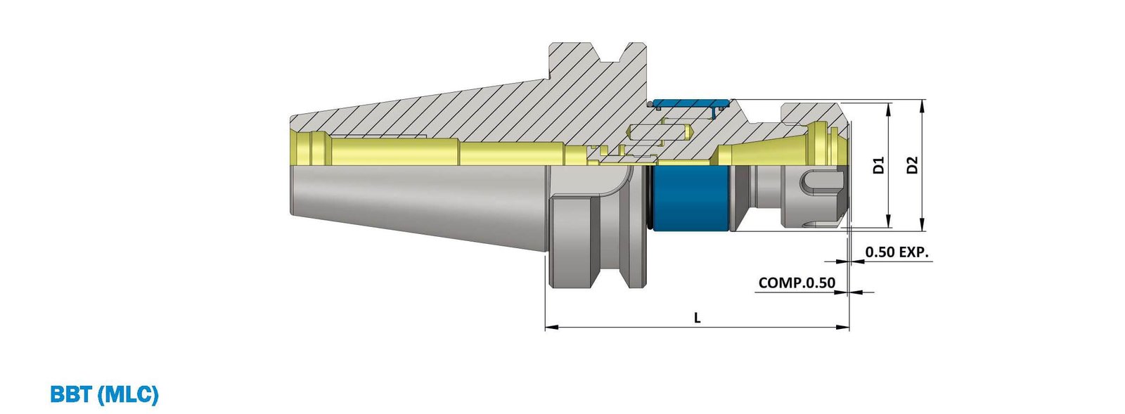 BBT40 ER16 079 AD Synchro Chuck