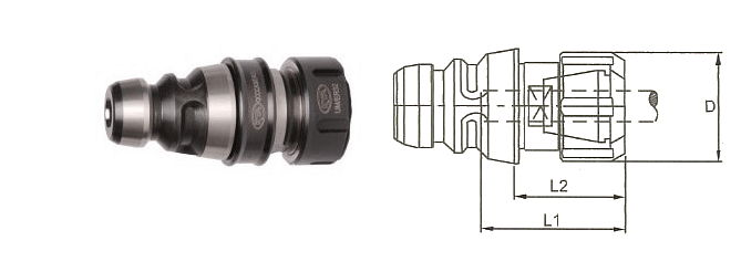 QCCCA4/ER32 Quick Change Collet Chuck Adapter suitable for ER Type Collets