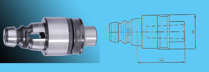 QCFRH4 MT4 Quick Change Floating Reamer Holder suitable for Reamers with self centering radial parallel float