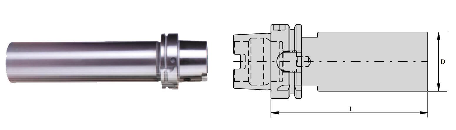 HSK-A 100 BORING BAR BLANK DIA 63 L  200