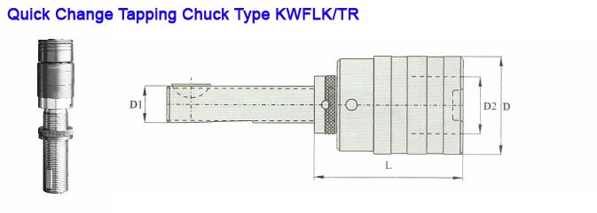 TR48 TWFLK4 Quick Change Tapping Attachment